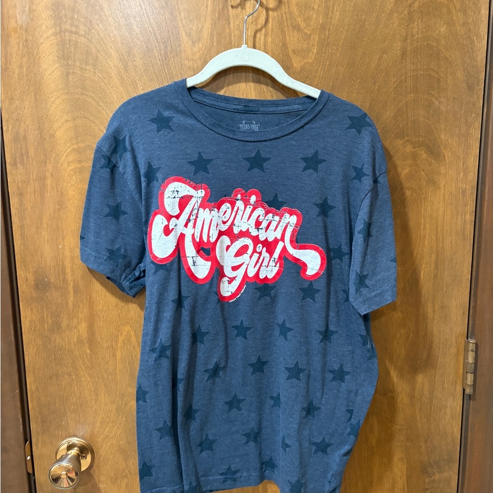 American Girl Navy Star Tee